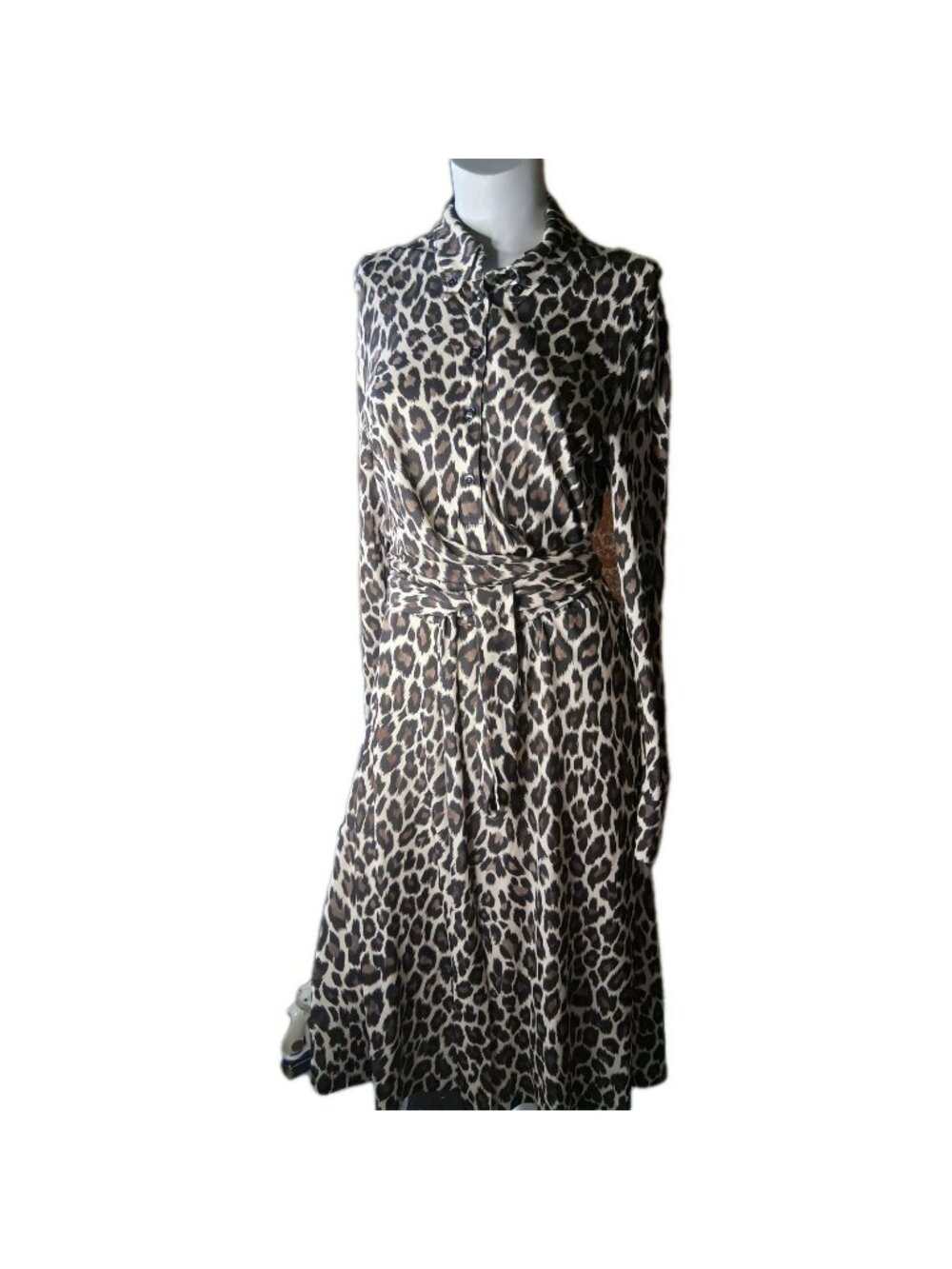 Marc Cain Leopard Print Dress 10